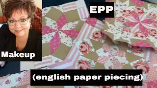 Макияж и EPP (английская бумажная вышивка)