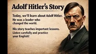 Adolf Hitler Story – English Listening Practice for Beginners | Graded Reader ✅