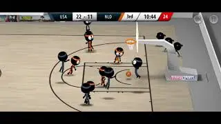 Stickman Basketball 3D Long International Cup Game 36