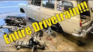 EP 51: Engine and Transmission Removal / 1967 VW Type 3 Squareback