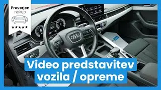 Audi A4 Avant 35 TFSI advanced   PREDSTAVITEV VOZILA