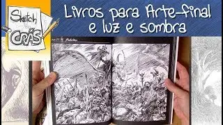 Livros de ARTE-FINAL e LUZ e SOMBRA - Sketch Crás