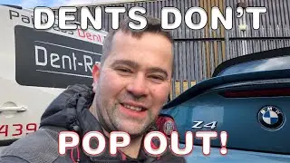 DENTS DON’T POP OUT | PDR repair on a BMW Z4