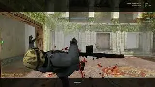 Counter Strike 1.6 online play - de_chateau gameplay #2  (cs 1.6) with custom skins