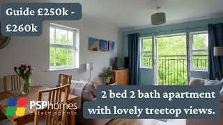 Modern apartment with leafy outlook of the tree tops in Bolnore Village, Haywards Heath.