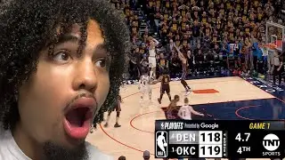JOKIC 40 AND 20?! Jay Smalls Reacts To #4 NUGGETS at #1 THUNDER | FULL GAME 1 HIGHLIGHTS | May 5