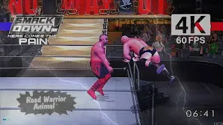 Road Warrior Animal vs Albert | Ironman | SmackDown Here Comes the Pain |