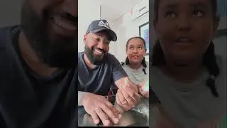 Provando doces com o meu pai 😁