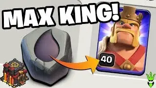 RUNE OF DARK ELIXIR MAXES THE KING! - Let's Play TH10 - Clash of Clans #AD