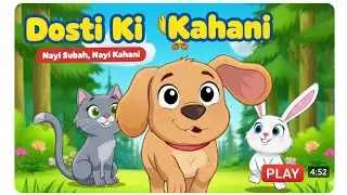 Cute Dog and Jungle Friends | Kids Story | Tinkora-tales in hindi