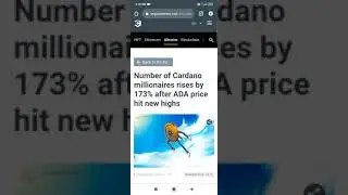 Number of Cardano millionaires rises by 173% #Shorts #cardano #ADA