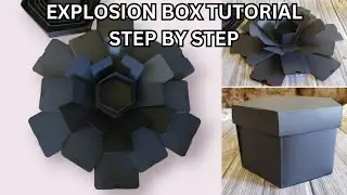 Explosion Box Tutorial Crafting Exploding box Step-by-Step Guide Assembling Your Own Explosion Box