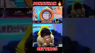 JONATHAN GAMING 🔥 NEW SETTINGS 😱 BGMI 🇮🇳 NEW SENSITIVITY 😘 2023 #shorts #bgmi #jonathan #senstivity