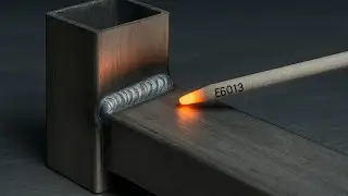 How to weld thin galvanized square box bar