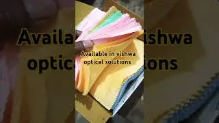 Best Quality Selvet Available At Vishwa optical solutions# optical solutions # lens cleaning cloth