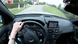 Mercedes C63 AMG - POV Test Drive  - 6.3 V8 W204