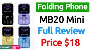 Maximum MB20 Mini Folding Phone Unboxing & Review | Cheapest Mini Flip Phone 2025 | Price $18 Dollar