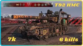 T92 HMC Farming Light Tanks Like Snacks. World of Tanks Top Replays.