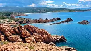 Sardinia Walking Tour, La Marinedda e Punta Canneddi (Trinit&agrave; d'Agultu e Vignola, Sassari) [4k]