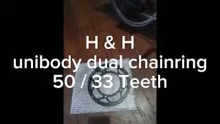 H & H unibody dual chainring 50 / 33 Teeth for brompton