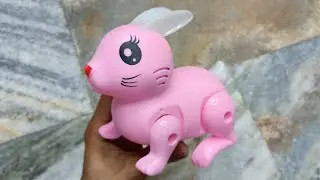 Bunny Jumping Rabbit Unboxing & Testing Video / Rabbit Video Lighting & Musical Rabbit #toychannel