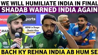 We Will Humiliate India in Final | Shadab Khan Warned India Again | T20 WC 2026 | Pak Media on India