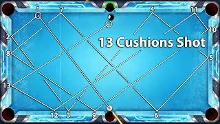 8 Ball Pool - OMG 13 CUSHIONS SHOT again in Slippery Ice - Kiss Shots - Berlin 50M - GamingWithK