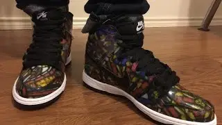 Nike SB Stained Glass concept unbox and on feet review