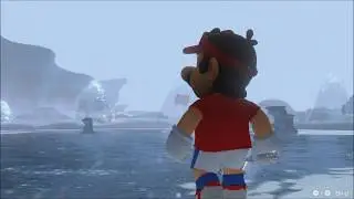 Mario Tennis Aces : Snowfall Mountain Summit, Snow Ogre Showdown (Adv Mode, Guide Part 18 of 29)