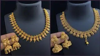 Latest Beautiful Matte Gold Chokar Necklace Design 2021 @ssstylecorneruk