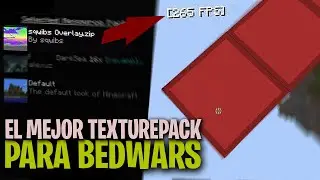el MEJOR TEXTUREPACK para BEDWARS! | Hypixel | 60 fps | Trixdycrazy