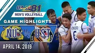 UAAP 81 MV: NU vs. UST | Game Highlights | April 14, 2019
