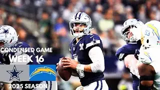 Cowboys vs Chargers 2025 Week 16 Condensed Game | NFL Highlights