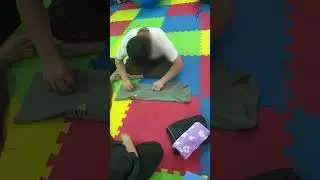 Cloth Folding Activity | Teaching Life Skills at RRM Autism Centre