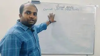 Optical Limit of Resolution of eye | Fundamentals in Visual Optics