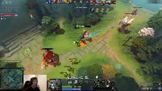 Topson getting PLAYED hard by a MARS mid BAITED Dota 2 gameplay