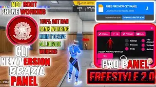 BRAZILIAN🇧🇷NEW VERSION ☃️CLT PANEL 👾 FREESTYLE 2026 SETTING NO RECOIL SENSI |🎮HOW TO USE PAID SENSI