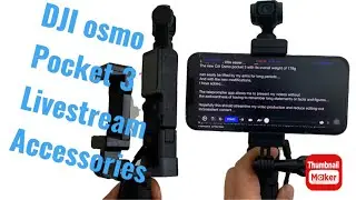 DJI osmo pocket 3 livestream accessories…