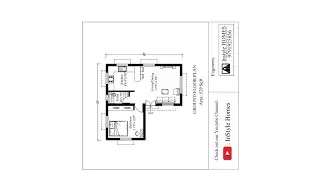 #one bedroom house design #shorts#low budget building plan#instyle homes #small house plan#india