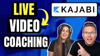 Kajabi - Built-In LIVE Video Coaching (Full Demo w/ Allie from Kajabi)