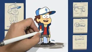 COMO DIBUJAR A DIPPER PINES 