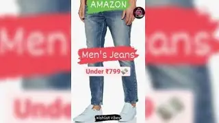 Amazon Men's Jeans under ₹799 #amazon #menjeans #jeans #slimfitjeans #strechablejeans #shorts