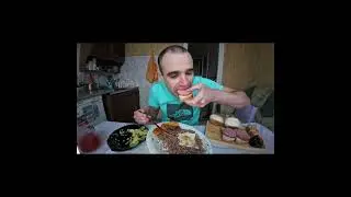 ASMR NUGGETS / RUSSIAN PORRIDGE / FRIED EGGS / SANDWICHES / MUKBANG #asmr #mukbang #eating #food