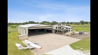 Delva Field Airport (00TX) -  Hangar Residence FOR SALE - Van, Texas (45 min east of Dallas)