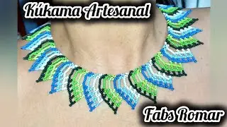 Collar de chaquira , recreando tutorial antiguo &hearts;️