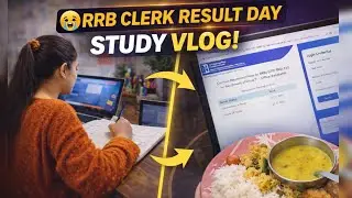 RRB Clerk Result Day | Still Studying, Still Hoping 💯📚