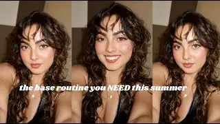 flawless sweat proof summer base routine (LASTS 10+ HOURS)