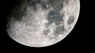Artist conception of Lunar Crater Observation and Sensing Satellite (LCROSS) Video