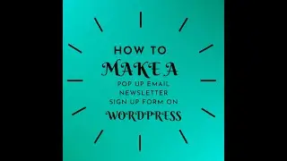 How to Create a Popup Newsletter Email Contact Form on WordPress