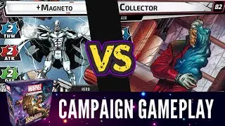 Expert Campaign MAGNETO vs COLLECTOR II [Galaxy&rsquo;s Most Wanted] Marvel Champions Playthrough